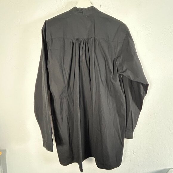 Scully Mens Black Cotton Gambler Long Sleeve Western Shirt Small Pullover Casual - Picture 2 of 8